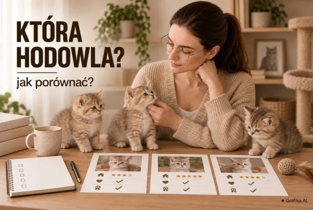 Jak porównać kilka hodowli tej samej rasy kota?